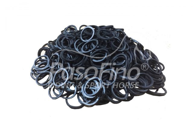 Bandas de goma para crines